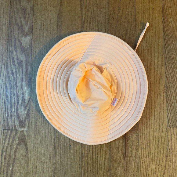 Ruffle Butts Light Orange Sun Hat Babies 12M - 2T - Picture 4 of 4